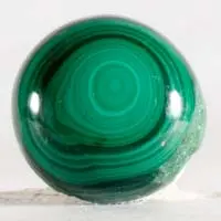 Cabochon malachite F