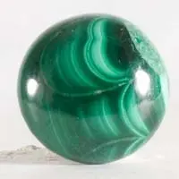 Cabochon malachite G