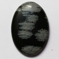 Notre galerie de pierre d’obsidienne flocon de neige pour une commande personnalisée