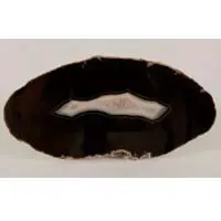 Cabochon quartz noir