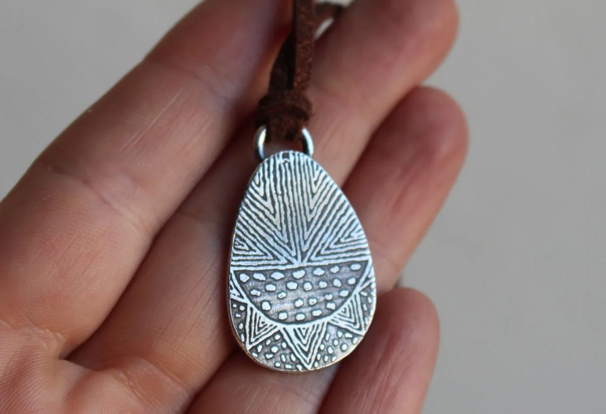 Riji, collier aborigène d’Australie en argent
