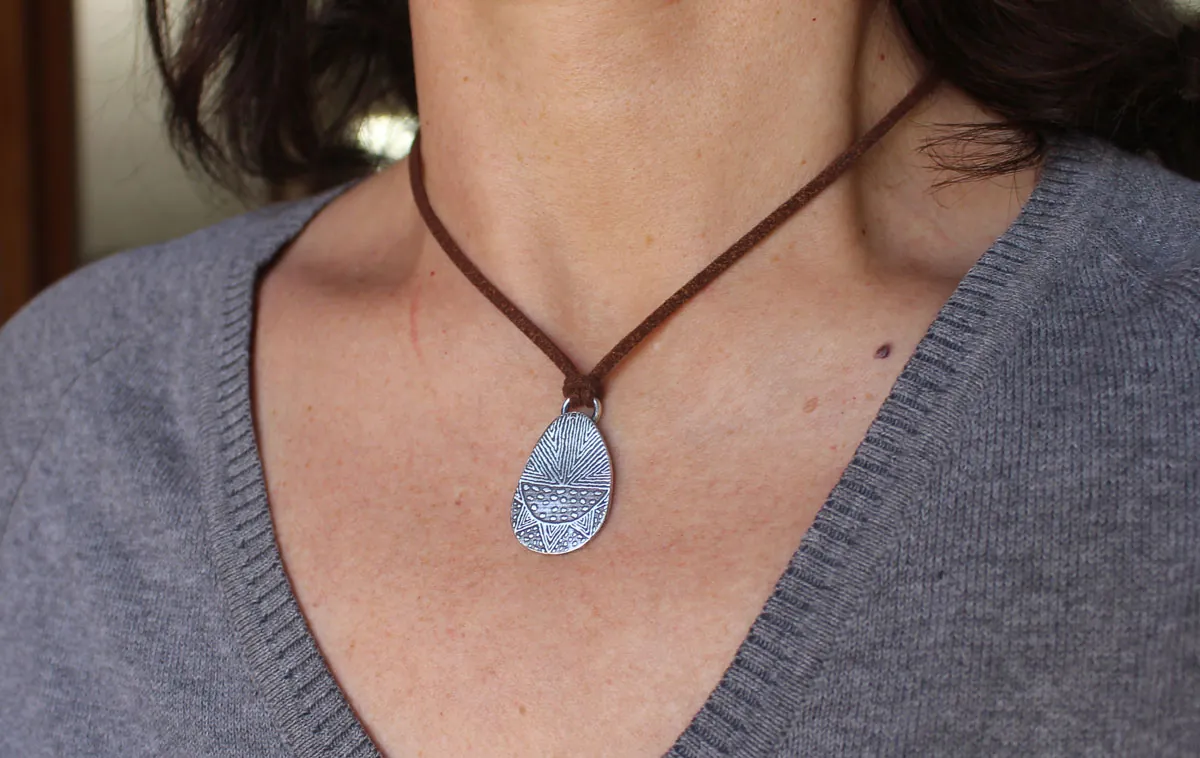 Riji, collier aborigène d’Australie en argent