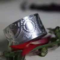 Steampunk, bague engrenages néo-victorien en argent