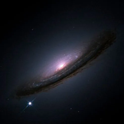 Super nova saphir, collier astronomie en argent, or et saphir rose