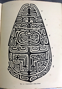 Tapa, collier art polynésien en argent