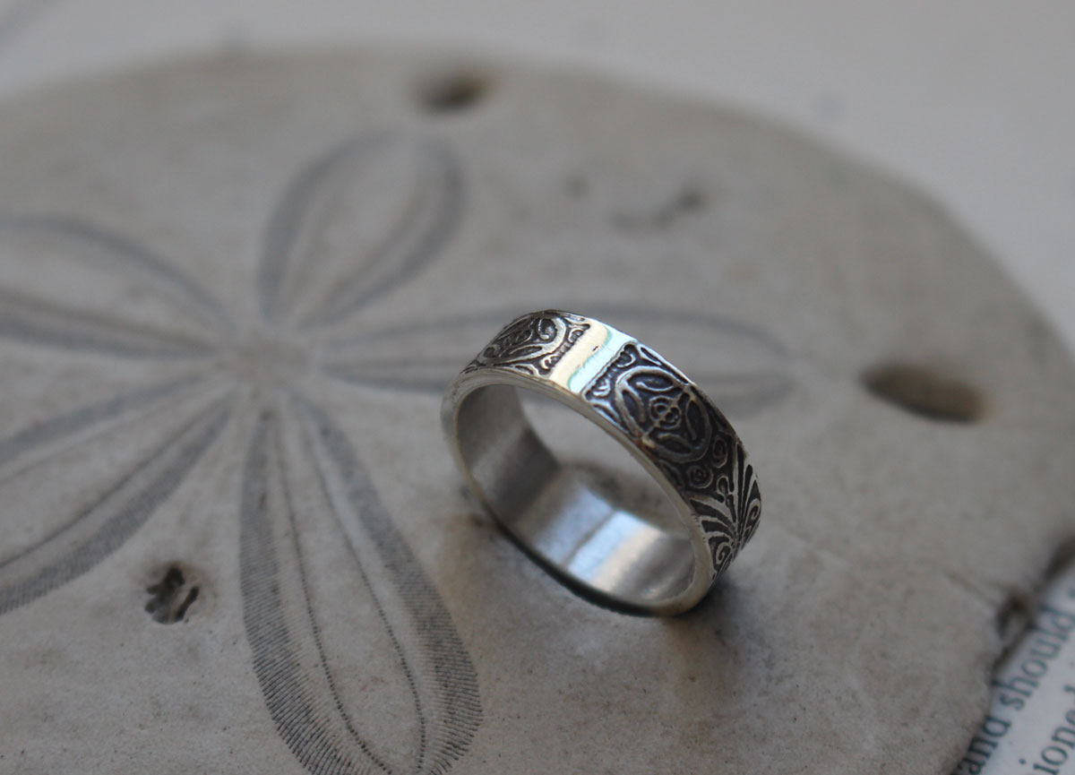 Tatouage polynésien, bague tradition du Pacifique en argent