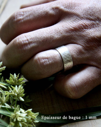 Tesoro zapoteco, bague zapotèque du mexique en argent