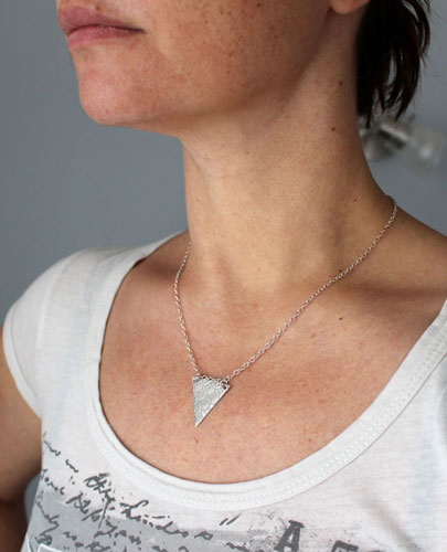 Yashiro, collier sanctuaire shippo japonais en argent