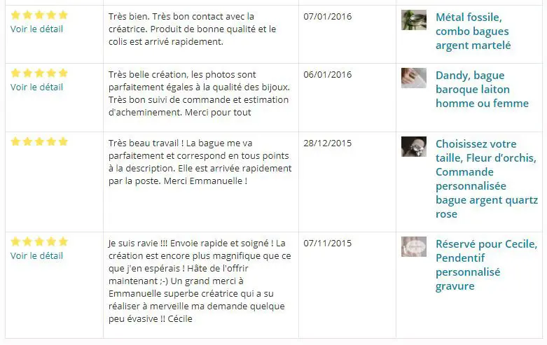 Avis clients alm