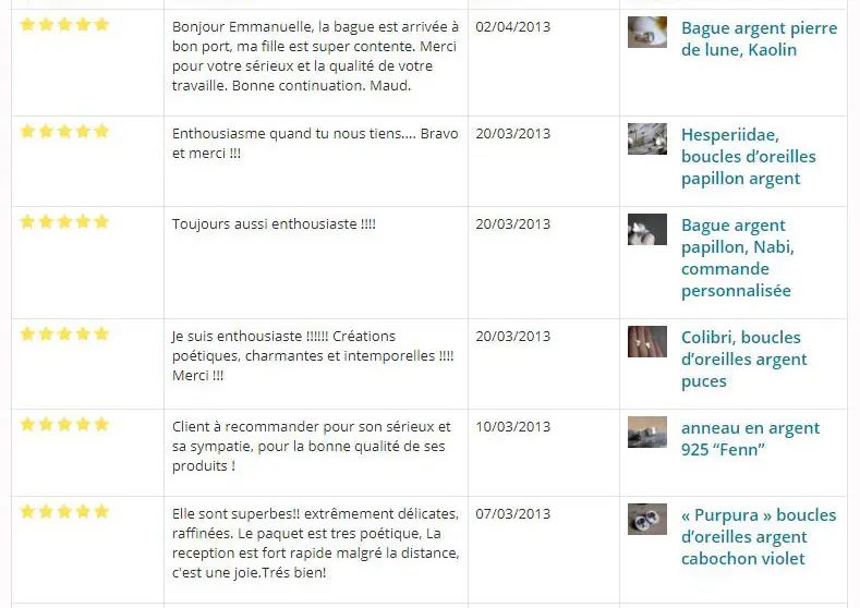 Avis clients alm