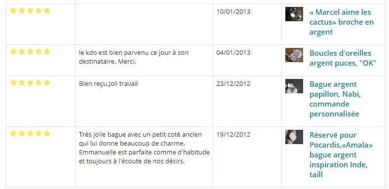 Avis client Emmanuelle Guyon