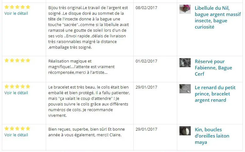 Avis clients alm