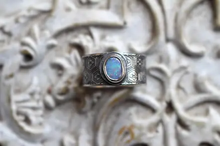 Bague Le marais qui reflétait les étoiles
