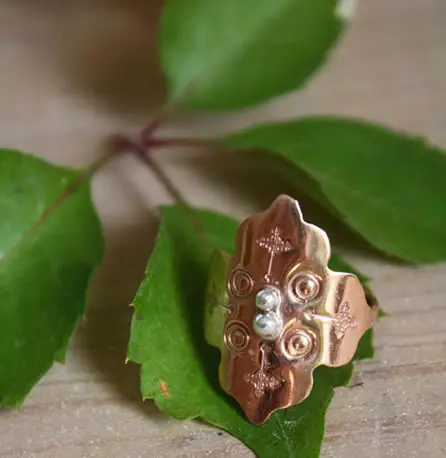 Bague Rose de feu