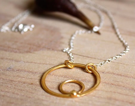 Collier Soleil aztèque