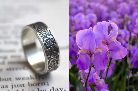 Bague Iris pour les 84 ans de mariage