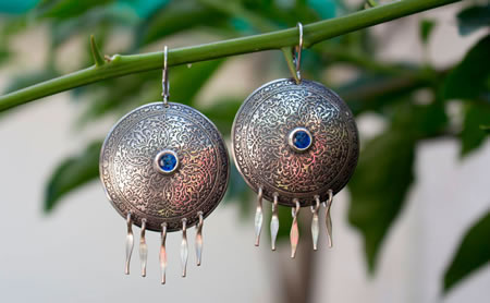 Boucles d’oreilles Dame du lac
