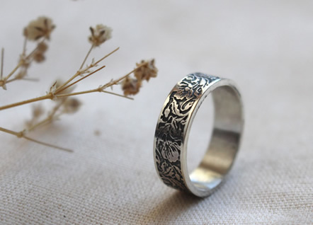 Bague coquelicot