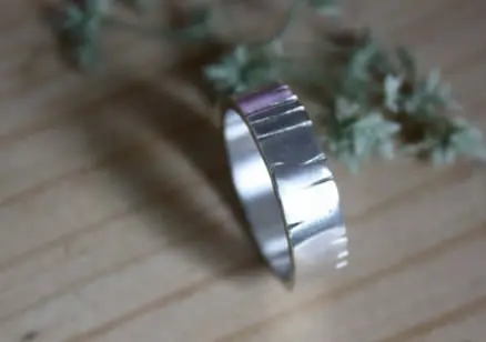 Bague bouleau, symbole celtique de l’harmonie et l’unité