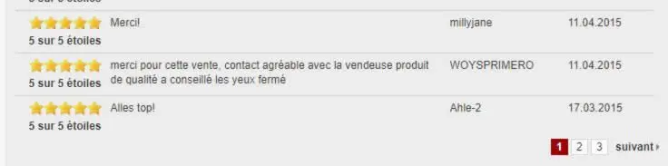 Avis clients d’Emmanuelle Guyon