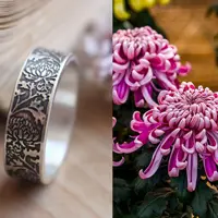 Bague chrysanthème