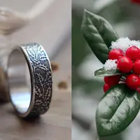 Bague houx
