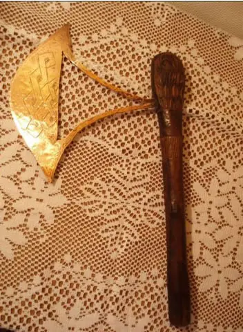 Hache de cuivre katanga, Afrique
