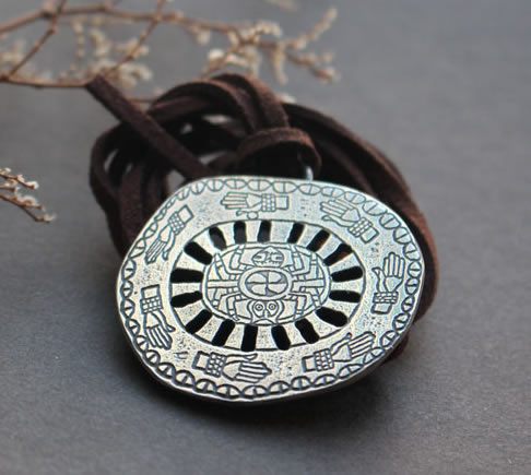 Collier Araignée de Spiro Mounds, inspiré d’un collier de la culture Mississippienne