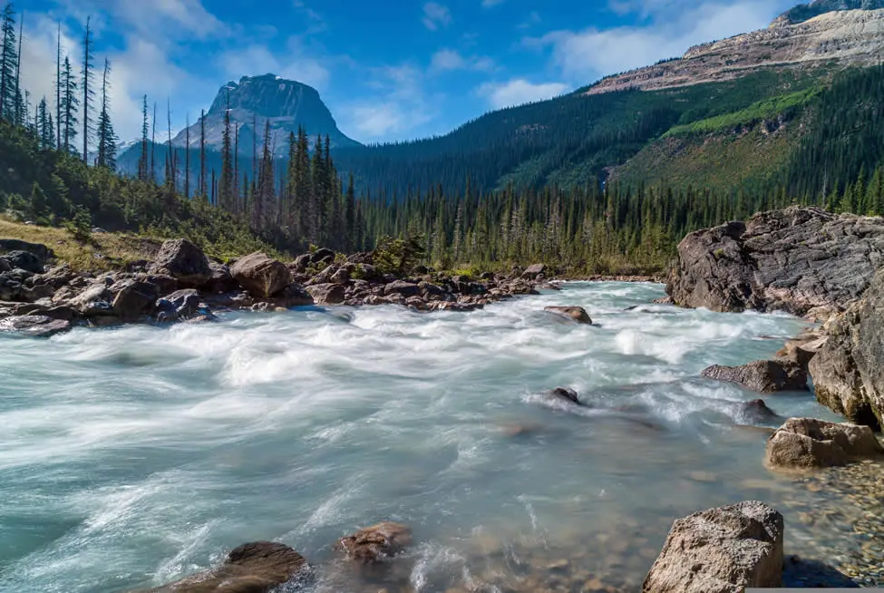 Paysage des grands espaces de l’Amérique du Nord.