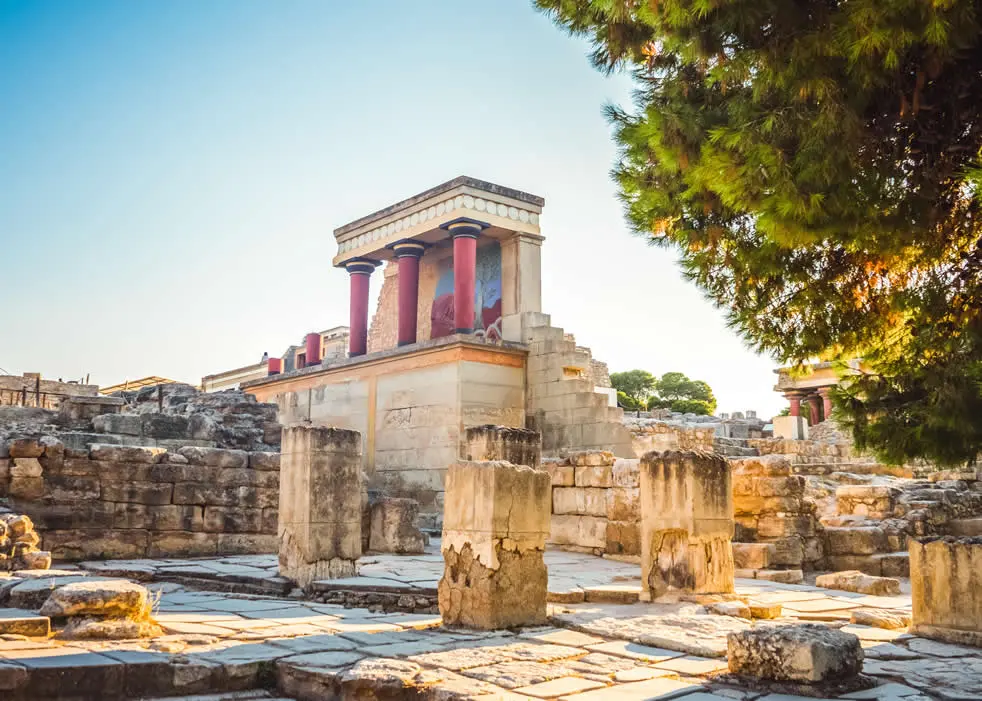 Le palais de Cnossos, édifice emblématique de la Crète minoenne