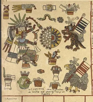 Page du Codex Bordonicus montrant l’eclipse