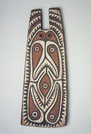 Bouclier de la culture Elema en Papouasie