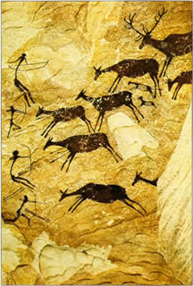 Peinture rupestre préhistorique