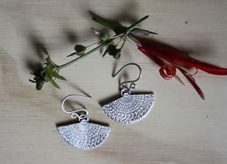 boucles d’oreilles eventail japonais