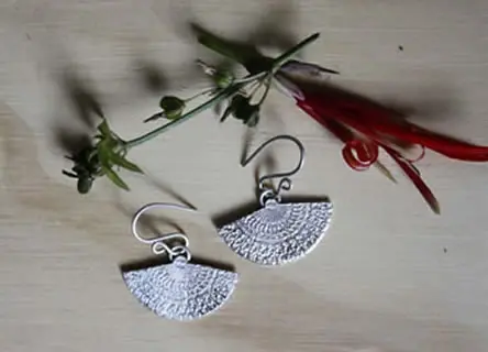 Boucles d’oreilles éventail japonais