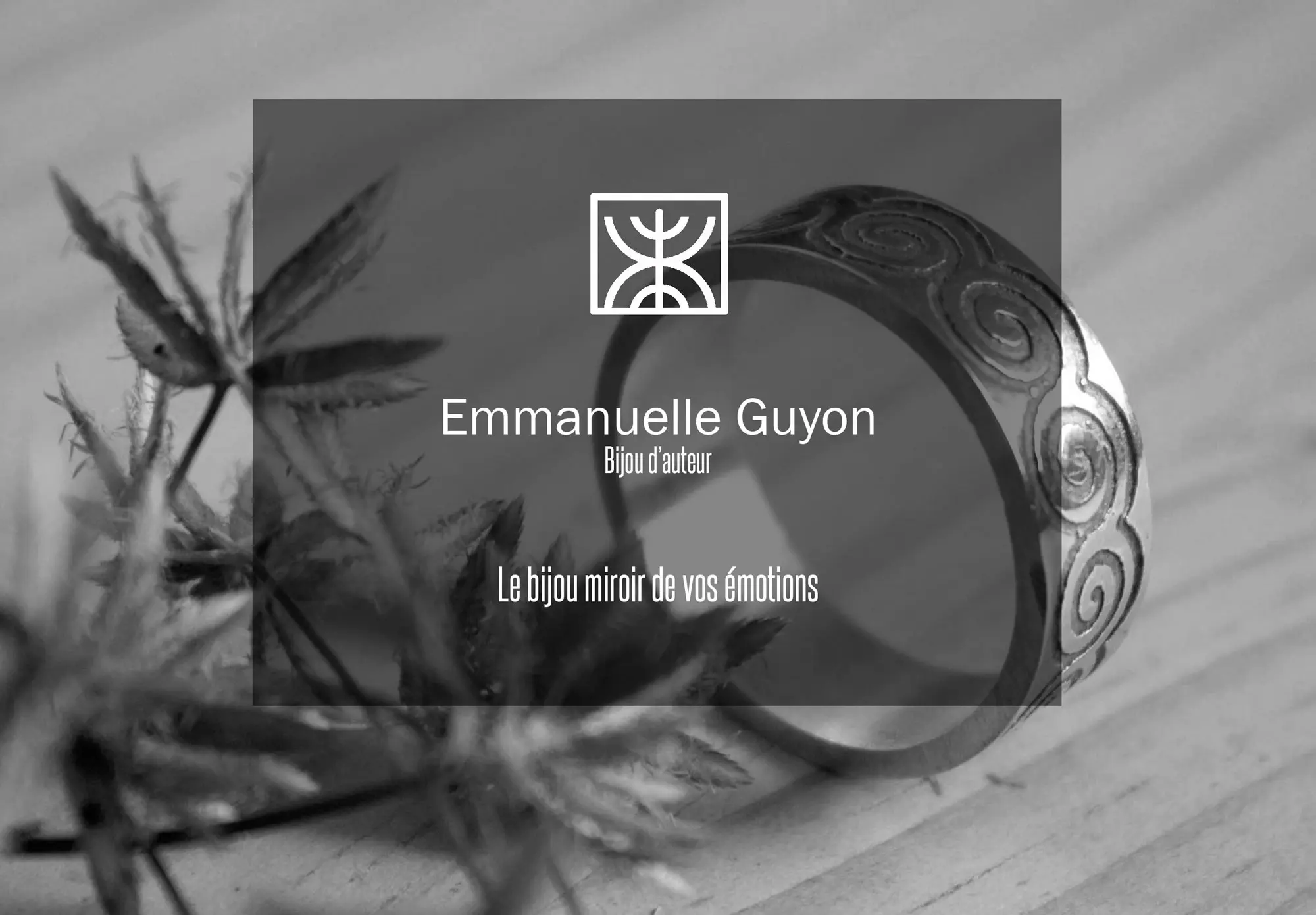 Bijoux artisanaux Emmanuelle Guyon en argent 925, créations uniques