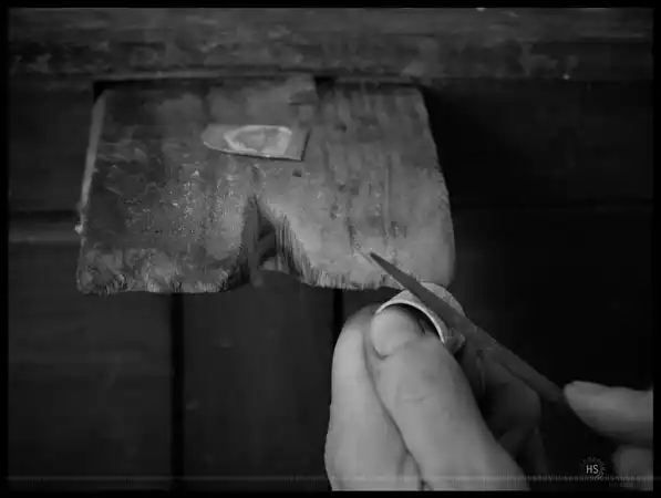 Fabrication d’une bague en argent