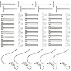 Manchon anti-sllergique en dilicone pour oreilles sensibles, économiseur de trou de boucles d’oreilles, boucles d’oreilles manchons piercing protecteurs invisible oreille pins goujons